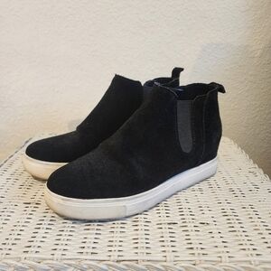 Aqua  Black Wedge Women's  Sneakers Size 7